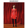 MAXRIENY*复古优雅撞色织带连衣裙冬款新年裙子(货号:MC88DR777) 商品缩略图2
