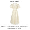 MAXRIENY复古宫廷感浮雕连衣裙蕾丝网纱小白裙(货号:MS88DR325) 商品缩略图4