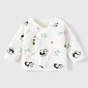 【四季款防尿湿婴儿半背衣】52码秋天新生儿衣服初生宝宝产房纯棉上衣春秋款和尚服