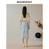 MAXRIENY柠檬半裙肌理感蕾丝高腰一步裙(货号:MC88SK274) 商品缩略图3