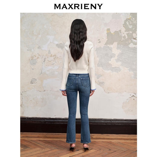 【商场同款】MAXRIENY*名媛小香复古感针织开衫秋冬修身上衣女(货号:MC88SW528) 商品图3