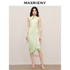 【商场同款】MAXRIENY清冷新中式连衣裙薄荷曼波国风旗袍裙子(货号:MS85DR275) 商品缩略图3