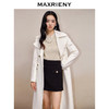 MAXRIENY本白*复古风双面呢大衣长款羊毛外套(货号:MS88CT545) 商品缩略图2