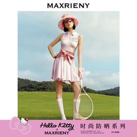 【Hello Kitty时尚防晒系列】MAXRIENYKitty波点时尚防晒服连衣裙(货号:MC85DR361)