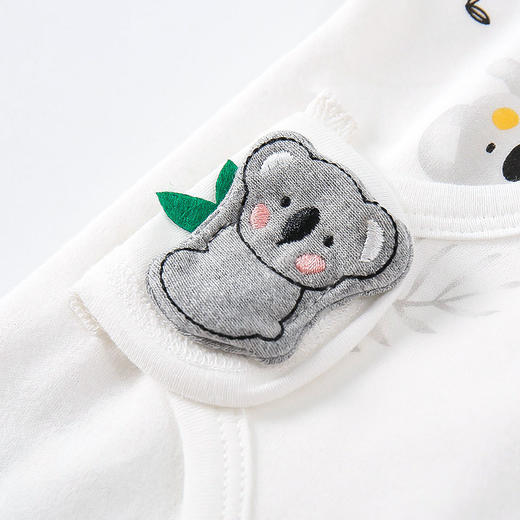 【小考拉婴儿连体衣】春秋款新生儿衣服纯棉秋装睡衣夏季婴幼男女宝宝外出服 商品图2