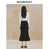 【商场同款】MAXRIENY鱼美人半裙复古优雅感开叉半身裙子鱼尾修身(货号:MS85SK516) 商品缩略图3
