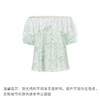 MAXRIENY甜美田园风一字肩雪纺衫荷叶边上衣(货号:MC88TP323) 商品缩略图4