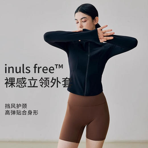 【限时秒】YOGACODE【火树银花系列】2024 欧美瑜伽服外套秋冬长袖拉链开衫女DWJS124005 商品图0