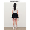 【商场同款】MAXRIENY复古撞色风情短裤2024夏季新款阔腿裙裤(货号:MC85PA268) 商品缩略图3
