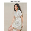 MAXRIENY贵雅新中式连衣裙2024秋冬新款收腰系带国风娃娃裙(货号:MS85DR523) 商品缩略图2