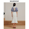 MAXRIENY海军风蓝白条纹复古撞色领衬衫上衣(货号:MC88TP362) 商品缩略图3