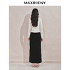 MAXRIENY贵雅新中式半身裙2024秋冬新款盘扣开叉裙子鱼尾半裙(货号:MS85SK506) 商品缩略图3