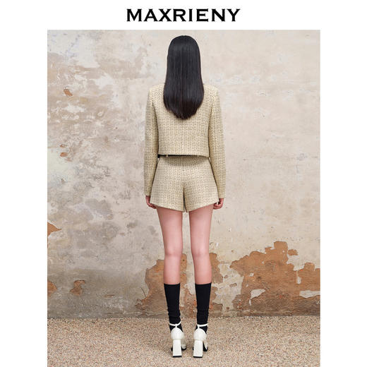 【商场同款】MAXRIENY名媛千金小香风短外套2023早秋气质高级感(货号:MS88JA537) 商品图3