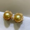 18k金钻石菲律宾金珠耳环 商品缩略图2