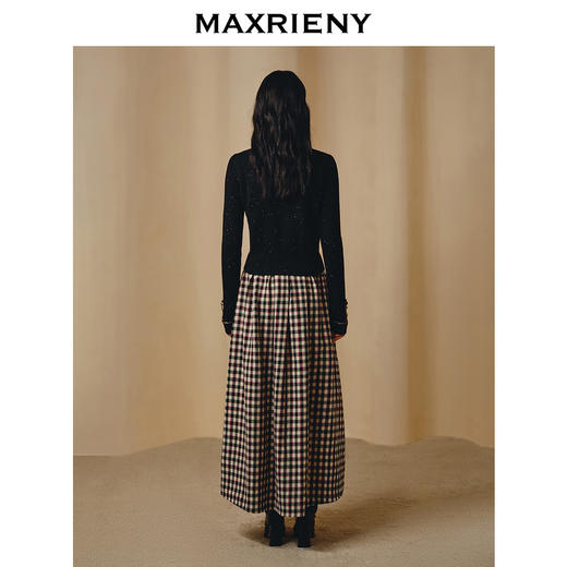 MAXRIENY*黑金小香风短外套毛衫修身上衣(货号:MC88JA838) 商品图3