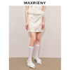 MAXRIENY国风新中式半身裙A摆小短裙2024夏季新款肌理感提花半裙(货号:MS85SK266) 商品缩略图2