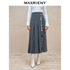 MAXRIENY*复古感闪亮半裙烟灰色百褶裙(货号:MC88SK762) 商品缩略图1