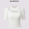 【银河精灵-商场同款】MAXRIENY*轻奢感镂空套头针织上衣修身(货号:MC85SW303) 商品缩略图4