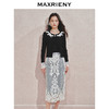 【贵雅日常-商场同款】MAXRIENY复古优雅重工蕾丝刺绣铅笔裙(货号:MC85SK533) 商品缩略图2