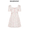 MAXRIENY假日玫瑰裙春日仙美茶歇裙玫瑰碎花连衣裙(货号:MC88DR277) 商品缩略图4