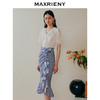 MAXRIENY海军风蕾丝雪纺衫夏季*浪漫感上衣女(货号:MC88TP361) 商品缩略图2