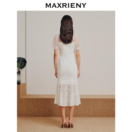 MAXRIENY美人鱼连衣裙新款新中式复古裙子(货号:MC88DR291) 商品图3