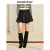 【商场同款-摩登女爵】MAXRIENY复古优雅低腰百褶A字半裙2024春款(货号:MC85SK014) 商品缩略图1
