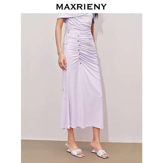 【浪漫上新-商场同款】MAXRIENY*日常系带设计半裙修身显瘦(货号:MC85SK322) 商品图2