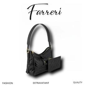 驴家M46288 carryall 全皮压花黑色