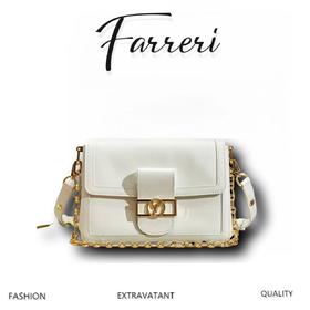 3颜色！驴家M25050     白色全皮达芙妮 中号Dauphine Soft