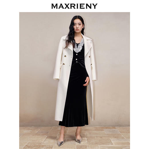 MAXRIENY法式复古撞色花边刺绣蕾丝雪纺衫(货号:MS88TP501) 商品图1