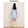 MAXRIENY复古蝴蝶结飘带波点连衣裙甜美少女感(货号:MS88DR538) 商品缩略图3