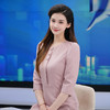 IWY/粉色演讲比赛服装女气质教师主持人上镜优雅通勤西装连衣裙olQ1173 商品缩略图2