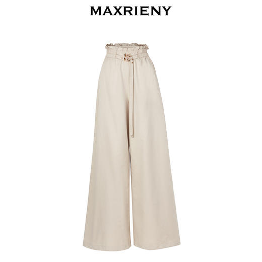 MAXRIENY复古芭蕾垂坠感阔腿裤秋长裤(货号:MC88PA566) 商品图4
