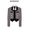 MAXRIENY花火宫廷外套羊毛混纺格纹上衣外搭女(货号:MC88JA772) 商品缩略图4