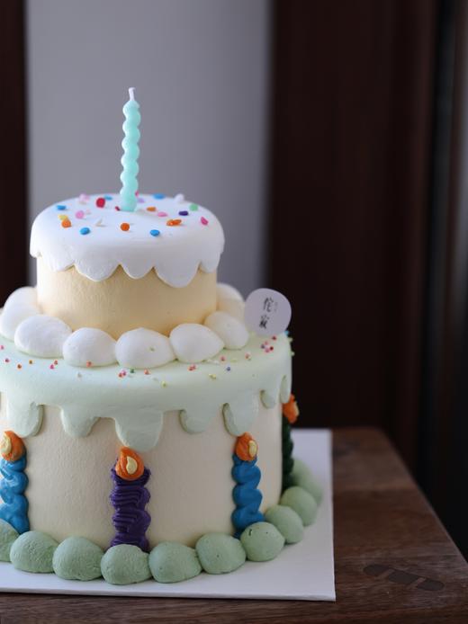 【客定】清新小双层蛋糕0056 商品图2