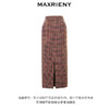 MAXRIENY彩格纹羊毛半裙2023冬季新款(货号:MC88SK809) 商品缩略图4
