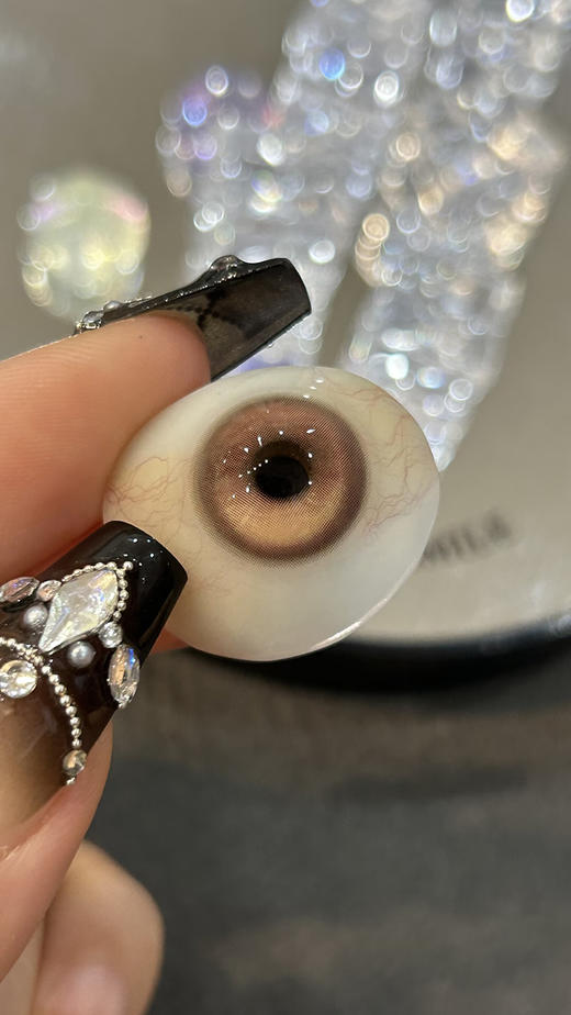 MIMIPARK埋脸呆橘 半年抛 两片 14.5mm 参考着色 13.9mm 基弧 8.6 含水 38% 新锐国货 商品图3