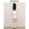 MAXRIENY国风新中式半身裙A摆小短裙2024夏季新款肌理感提花半裙(货号:MS85SK266) 商品缩略图3