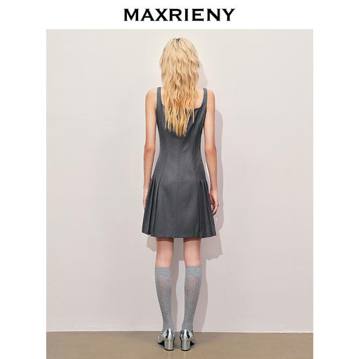 【浪漫度假-商场同款】MAXRIENY蕾丝珠饰学院甜美连衣裙(货号:MC85DR373) 商品图3