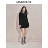 MAXRIENY*复古感丝绒外套2024秋冬新款水钻领收腰上衣女(货号:MS85JA507) 商品缩略图1