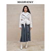 MAXRIENY极简翻领羽绒服廓形绑带收腰棉服外套(货号:MC88DC771/MS88DC531) 商品缩略图1