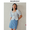MAXRIENY甜美新中式盘扣截短雪纺衫23夏款上衣(货号:MC88TP325) 商品缩略图2