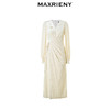 MAXRIENY法式复古连衣裙钻石绒围裹绑带松弛感裙子(货号:MC88DR808) 商品缩略图4