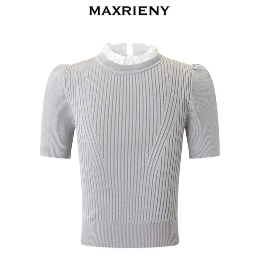 【商场同款-摩登女爵】MAXRIENY复古赫本套头修身针织毛衫24春款(货号:MC85SW052) 商品图4