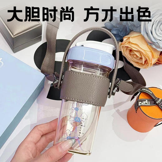 Hegen海格恩 杯托背带（黑褐色）仅适配容量为330ml吸管杯或330ml奶瓶 商品图3