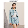 MAXRIENY*复古感新中式盘扣牛仔短裤休闲裤(货号:MC88PA042) 商品缩略图2