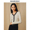 MAXRIENY国风新中式撞色边套头针织衫修身上衣(货号:MC88SW851) 商品缩略图2