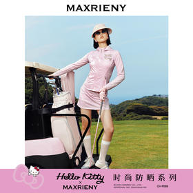 【Hello Kitty时尚防晒系列】MAXRIENYKitty防晒半裙波点2024夏款(货号:MC85SK313)