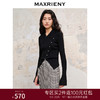MAXRIENY紧身斜门襟钻扣套头毛织新款修身上衣(货号:MC88SW566) 商品缩略图0